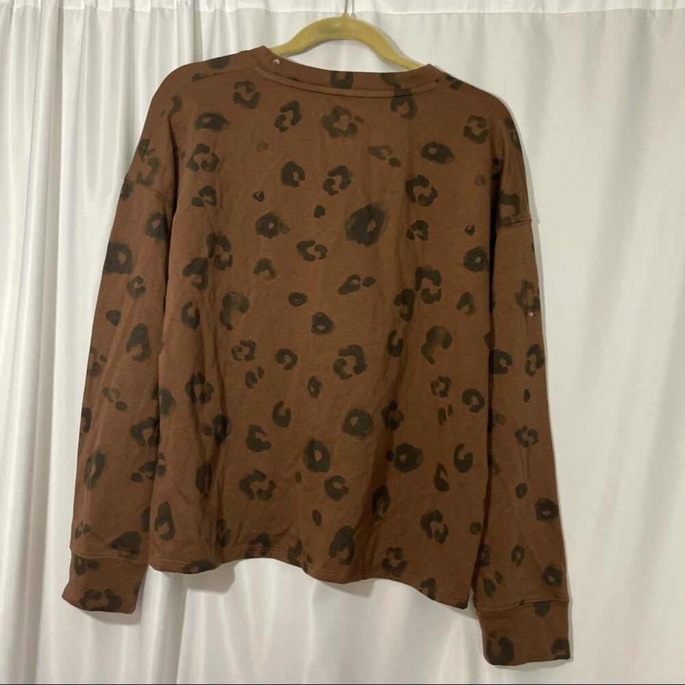 0327 NEW Splendid Animal Print Cheetah Pullover L - Picture 8 of 8